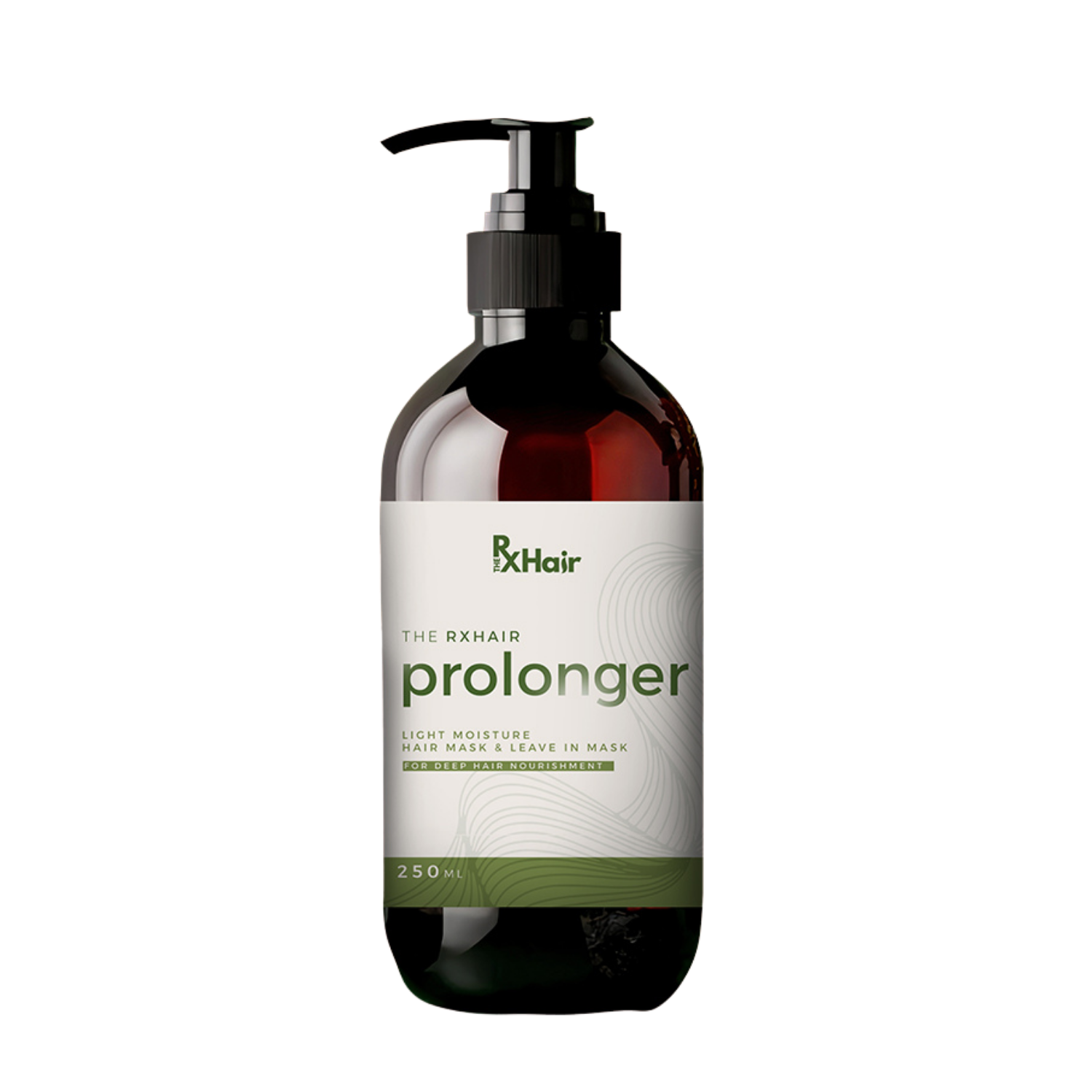 RXHair Prolonger Hair Mask & leave in 250ml - Hair Growth & Length Retention | 100% Natural Ingredients