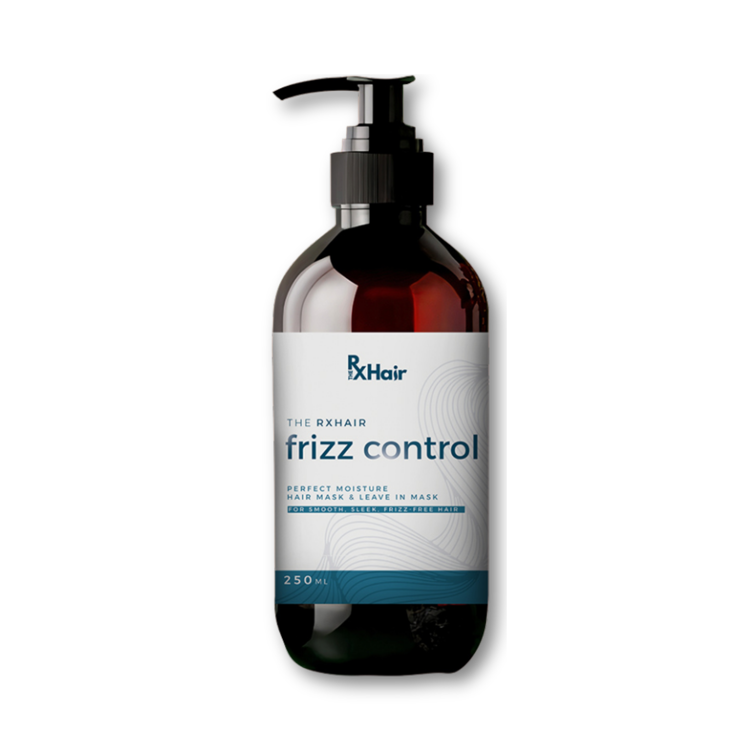 RXHair Frizz Control Hair Mask & leave in 250ml - Anti-Frizz & Deep Moisture | 100% Natural Ingredients